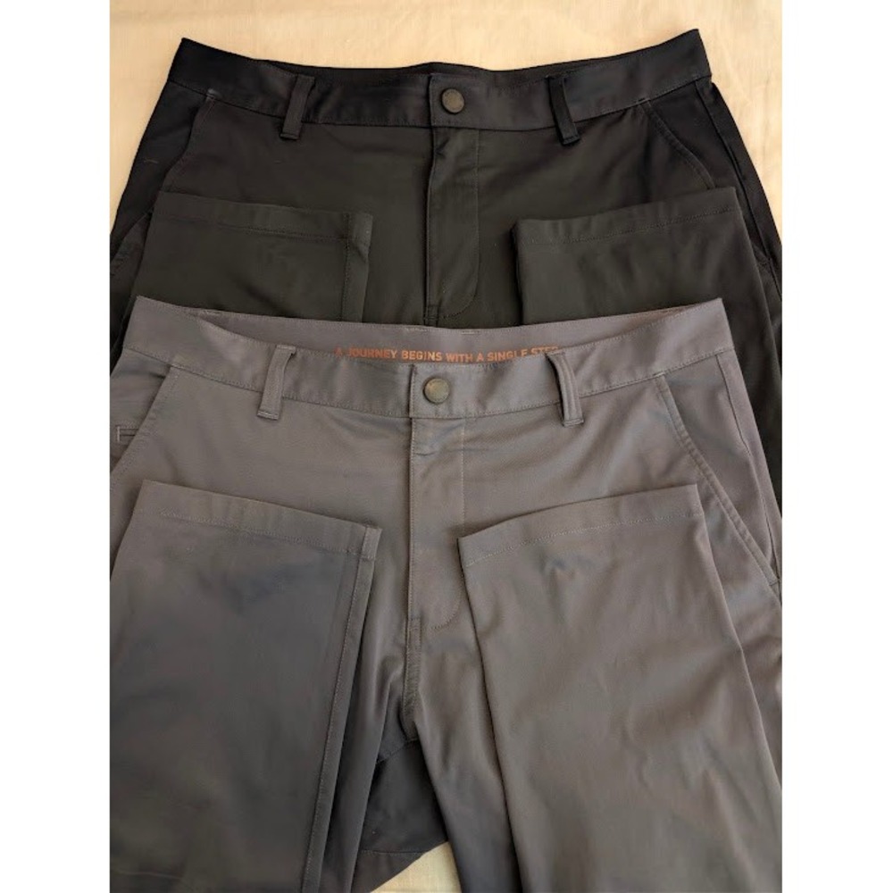 Rhone Commuter Slim Pants Mens 32 Black & Grey Bundle (LOT of 2)